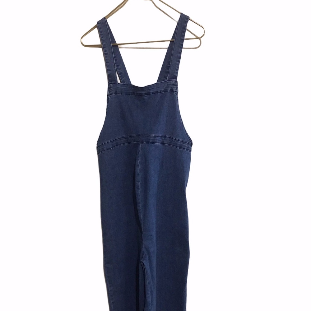 Led Luxe Essentials Denim Maternity Overalls